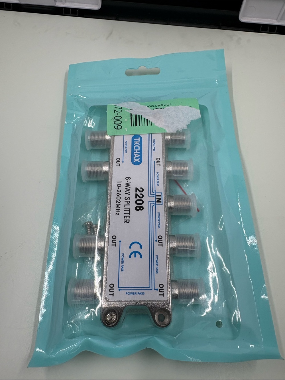 Tichax 8-Way Coaxial Splitter 2308 - Silver